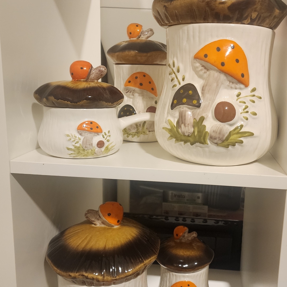 RARE MERRY MUSHROOM SET